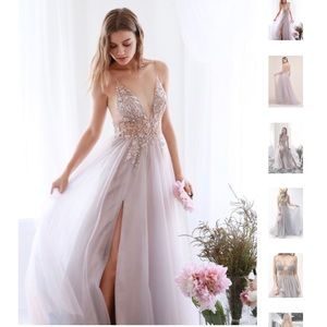 Andrea and Leo evening gown (used for baby shower)